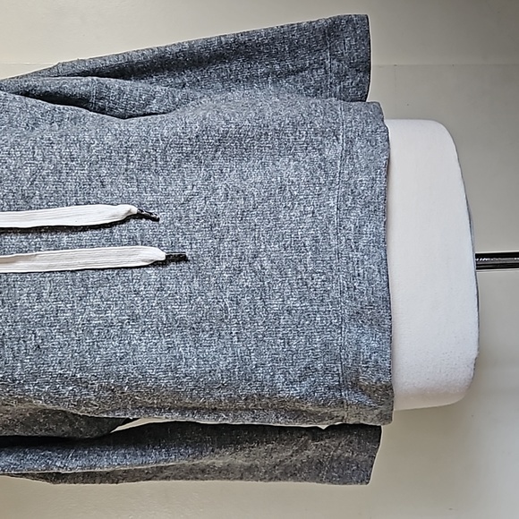 J.crew wool blend sweatshirt cropped cowl neck with drawstrings size small - Picture 5 of 14